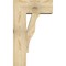 Ekena Millwork Funston Block Rough Sawn Bracket w/ Offset Brace, Douglas Fir, 8"W x 18"D x 30"H BKT0806X18X30FST05RDF - alternate 3